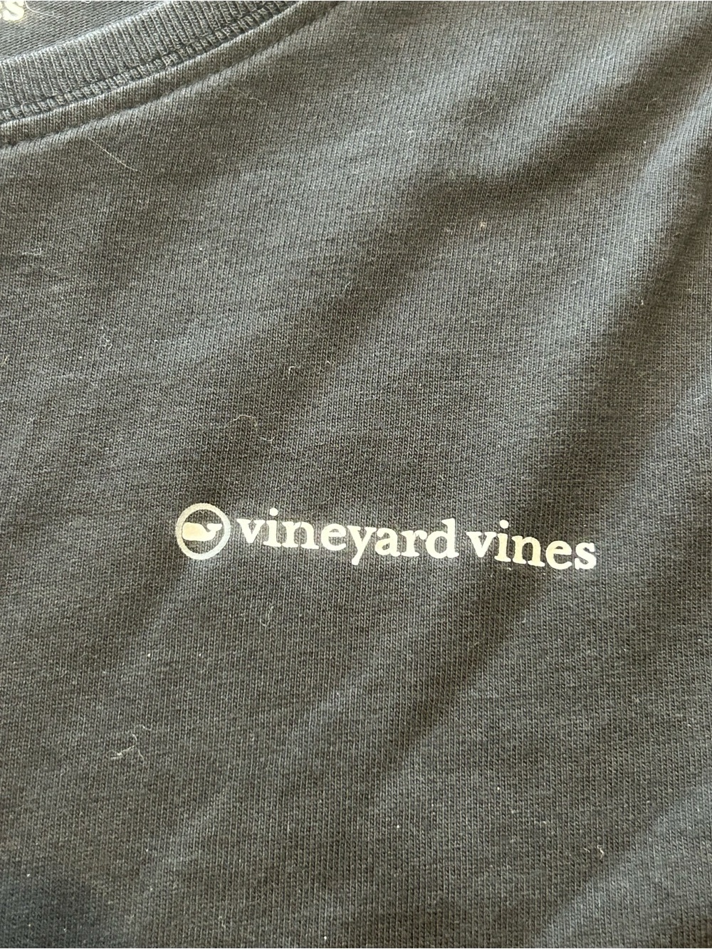 Vineyard Vines Black Crewneck Long Sleeve Tee - Picture 3 of 9